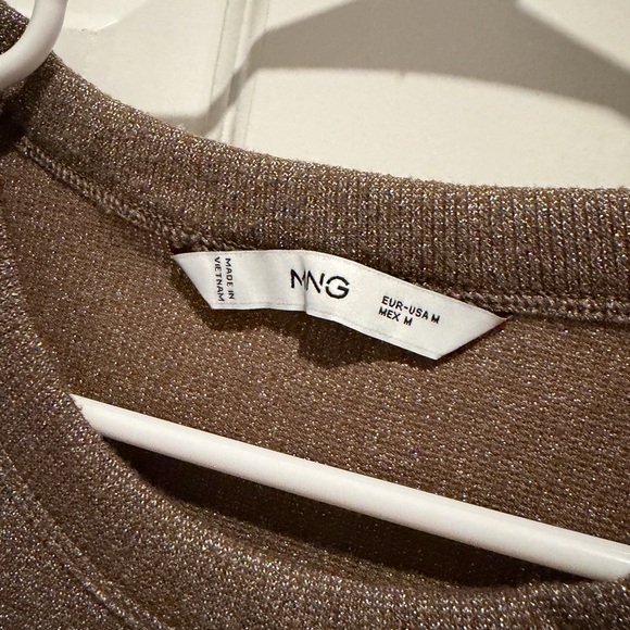 Mango Metallic Ribbed Tank Top - Picture 6 of 6